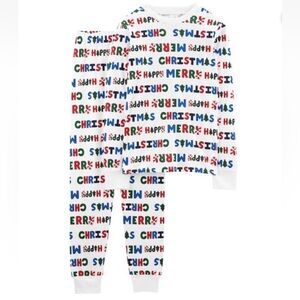 NWT Carter's Merry Christmas Pajama Set - Red, Green, Blue